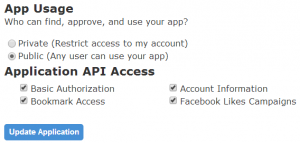 SocialAdr app privacy settings